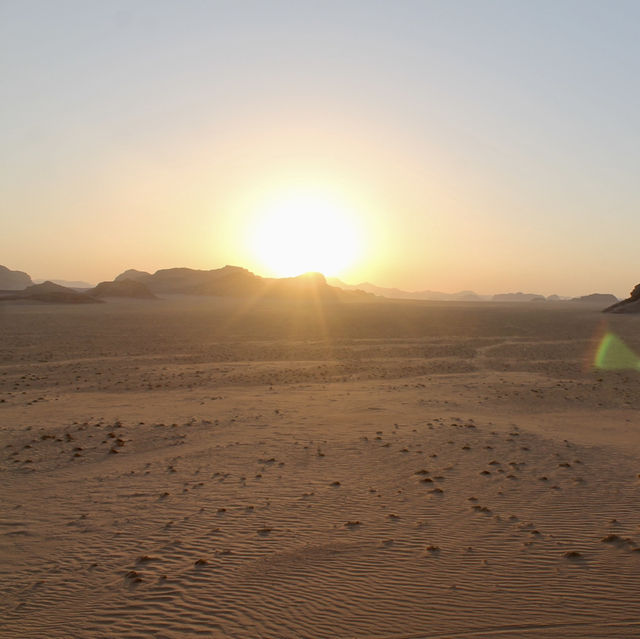 Watching the Sunset at Wadi Rum