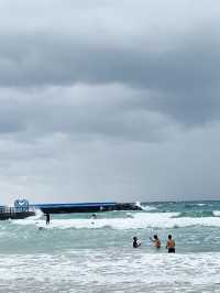 Charming Beach with Windmills: Great Place to Surf