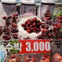 A Night Walk in Myeongdong