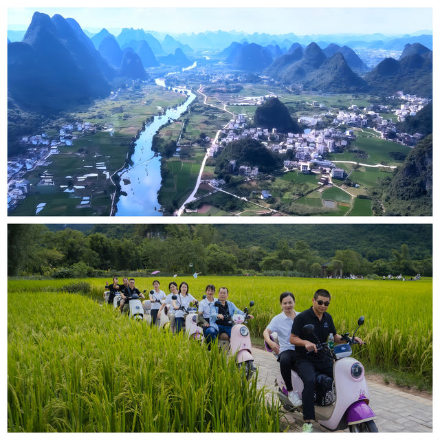 在陽朔，住進了徐悲鴻的山水墨畫裏面。