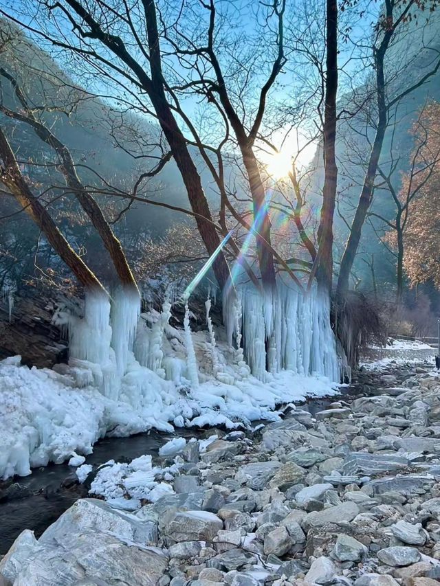 雪後的少華山雪景美爆了