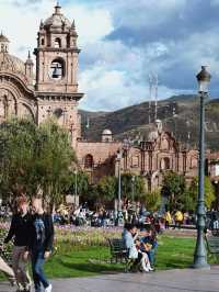 จตุรัสกลางเมือง Cusco ประเทศเปรู 