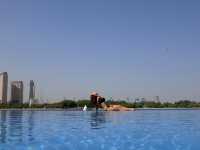 Right in front of Dubai Mall is the stunning infinity pool hotel - Park Hyatt Dubai.