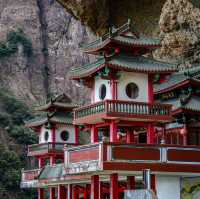 Hanging Temple on Lingtong Mountain 🏔️🇨🇳