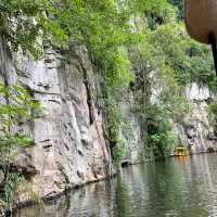 Paddle around the beautiful limestone 