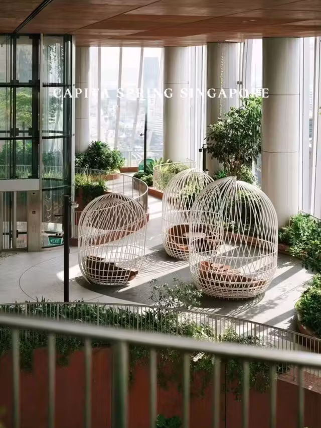 Sky Garden at Capita Springs in Singapore is Stunning 🇸🇬