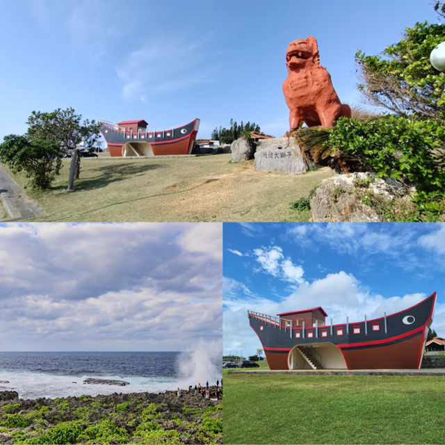 「沖繩景點」殘波岬公園：壯麗燈塔、海岸線、釣魚潛水，感受歷史文化