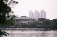 夕陽西下，東山湖公園的晚霞和日落，讓你感受大自然的美麗