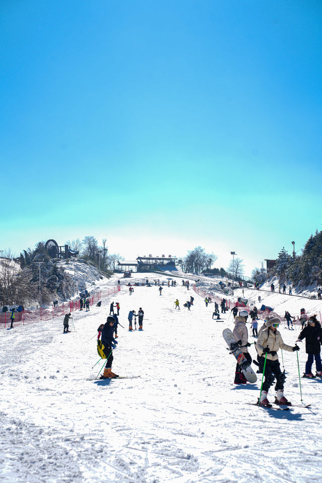 冬日餘村的正確打開方式，一定是滑雪