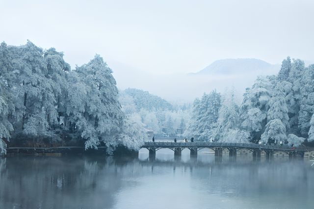 聽說很多人不相信這是廬山的雪景