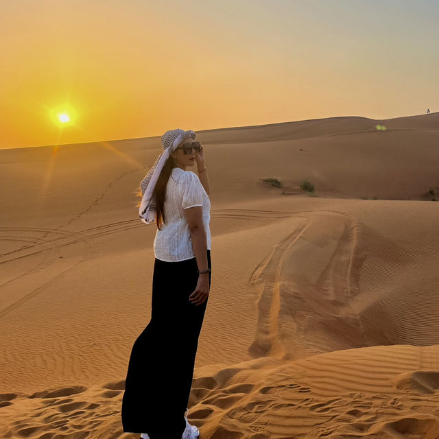 sunset+desert+dubai=❤️❤️❤️