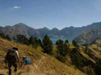 Hiking in Mount Rinjani 