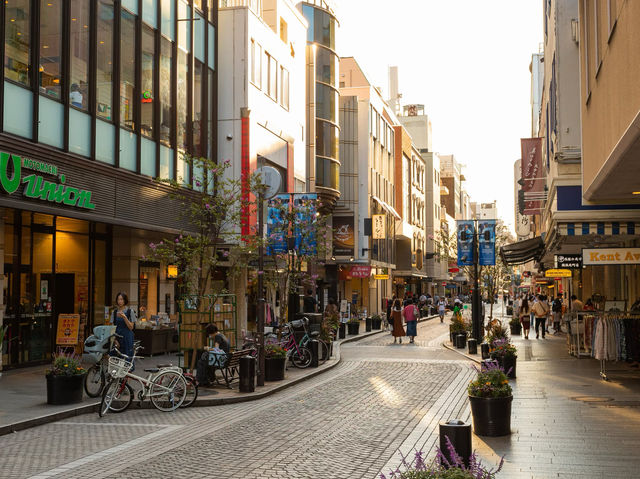 Shopping street in Yokohama