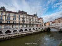 Strolling in Capital of Slovenia, Ljubljana City Center