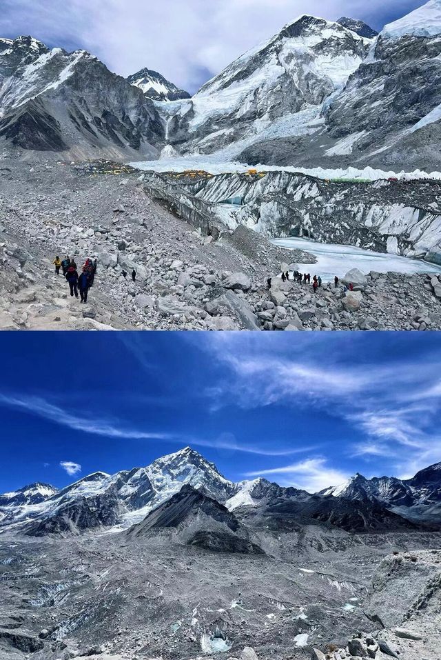 珠峰登山季的EBC大本營才是真正的大本營。