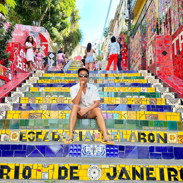 A colorful stairways celebrating Rio 