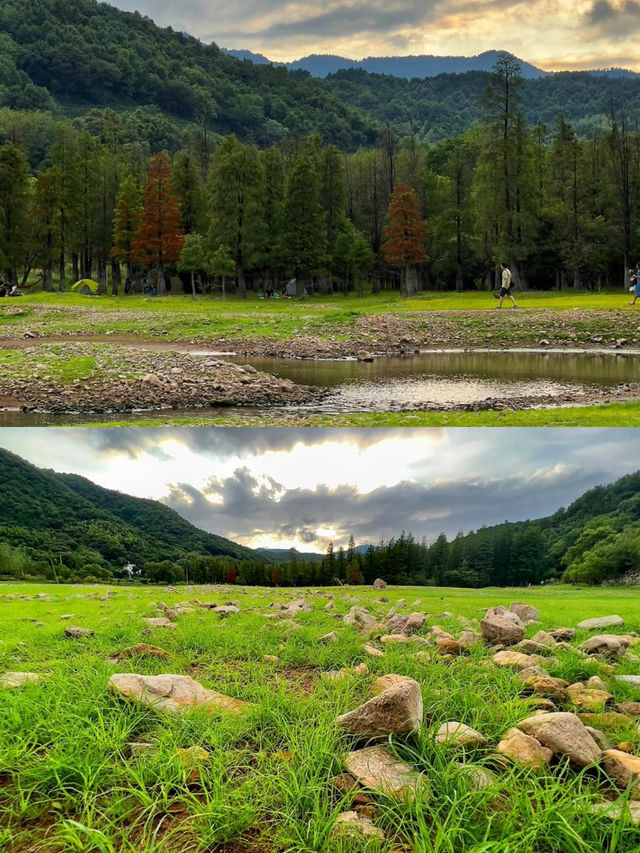 廬江虎洞水庫落日餘暉&合肥市海拔最高的湖