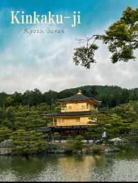 The Golden Pavilion of Kinkaku-ji in Kyoto 🇯🇵