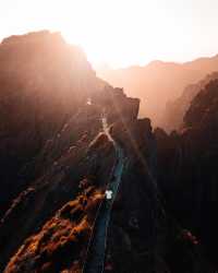 Walking on top of the world in Madeira, Portugal