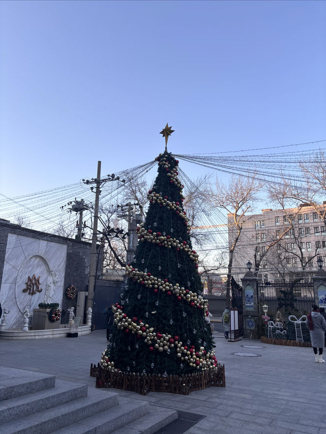 北京西堂的聖誕氛圍