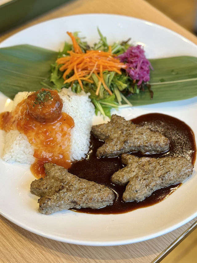 Dinosaur Footprints Hamburger Steak🦕