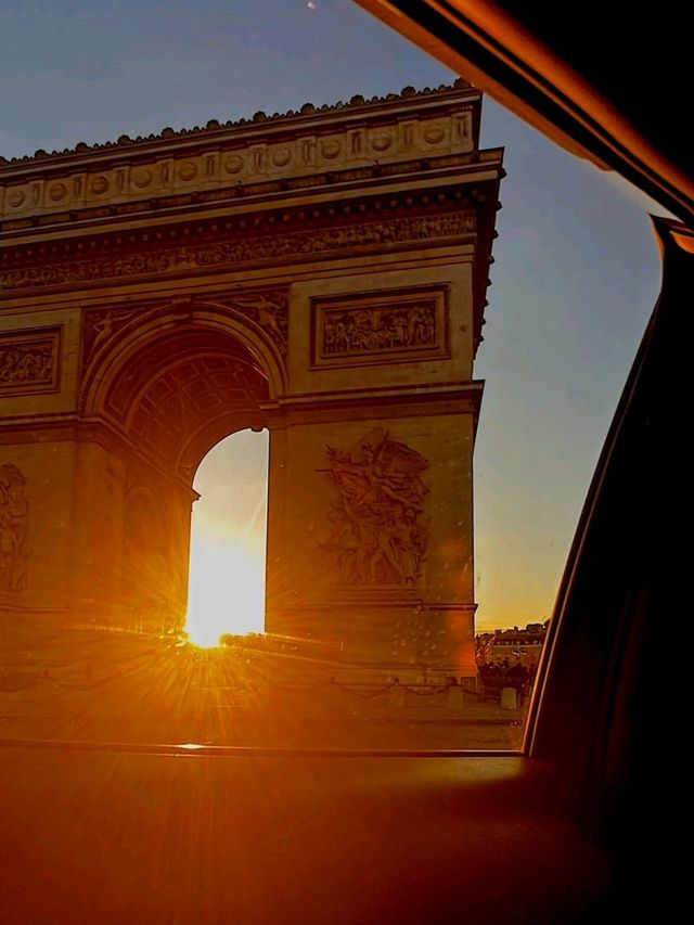 Arc De Triophe in France Paris😍🧡