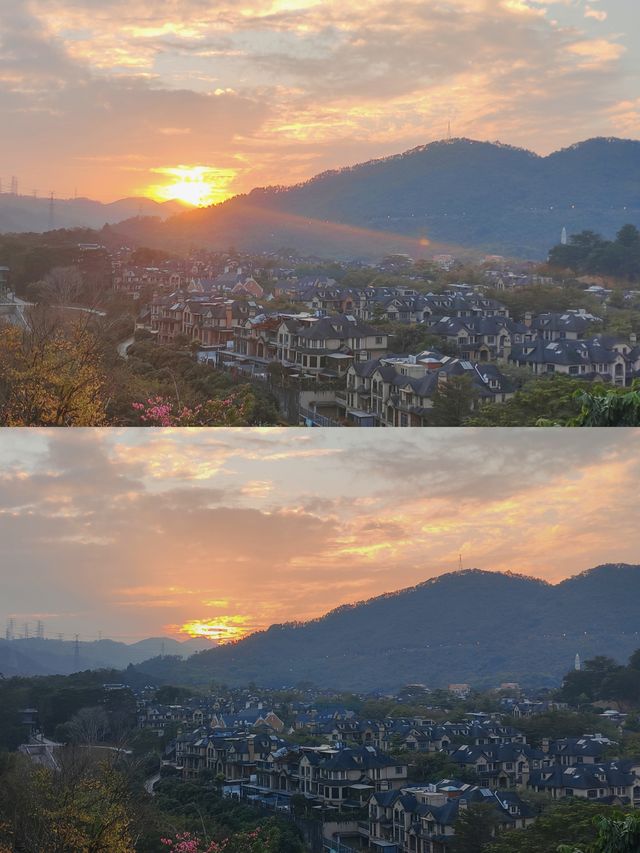 深圳龍華｜地鐵直達&不爬山就擁有絕美落日