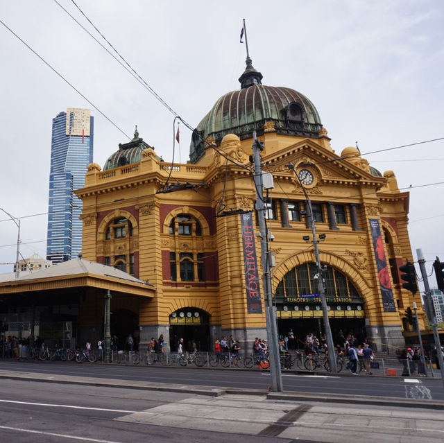 Iconic transportation hub in Melbourne