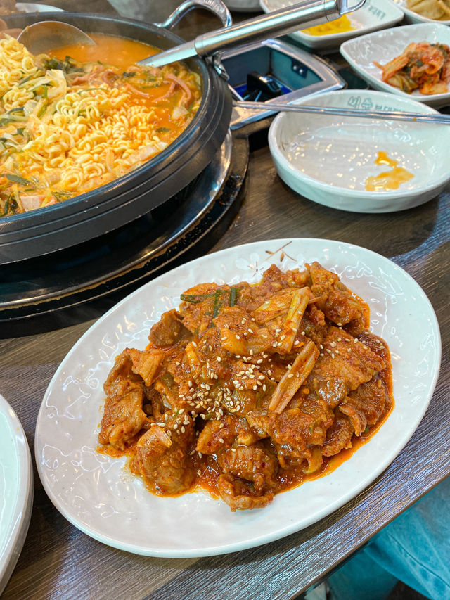 Kimchi Hot Pot Stew in Seoul- Wonderful Meal