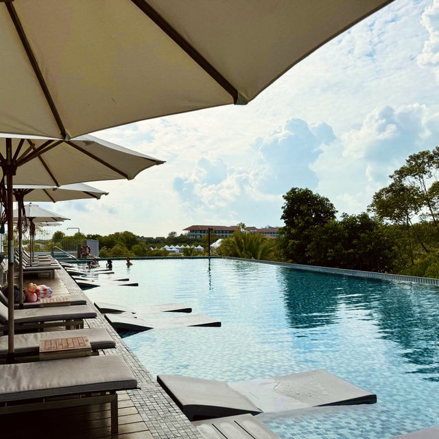 Dive into Relaxation: The Infinity Pool at Hard Rock Hotel Desaru