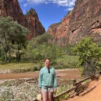 A riverside walk at Zion 