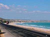 Phan Thiet beach in the summer from sunrise till sunset