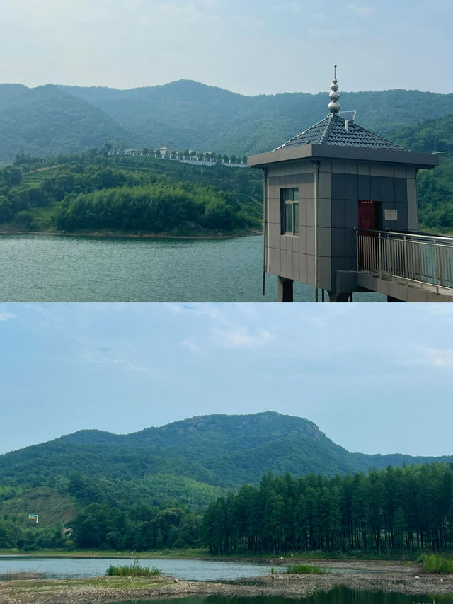 廬江虎洞水庫落日餘暉&合肥市海拔最高的湖