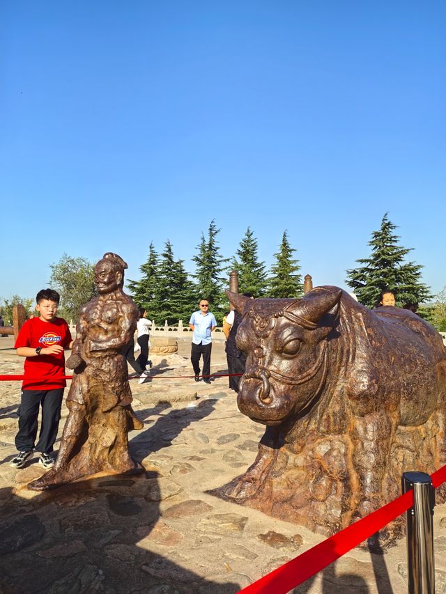 蒲津渡遺址。