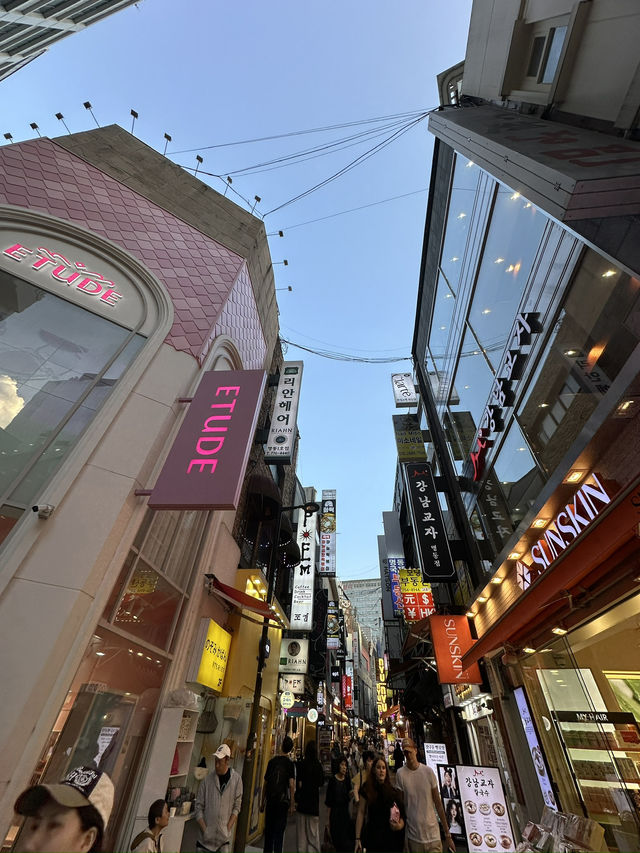 All the neon signs at Myeong-dong