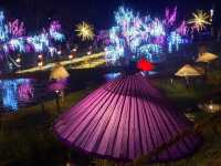 The amazing Christmas illumination at Bihoku Park