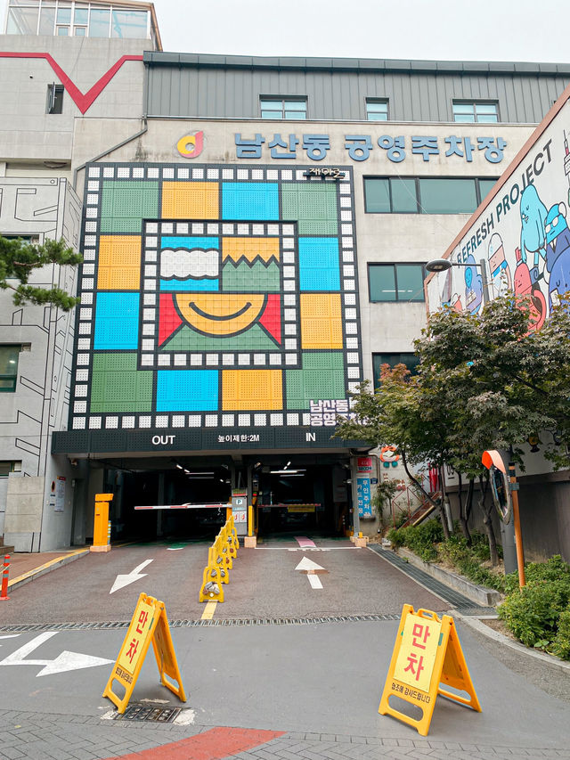 Cute Comic Street in Myeongdong, Seoul