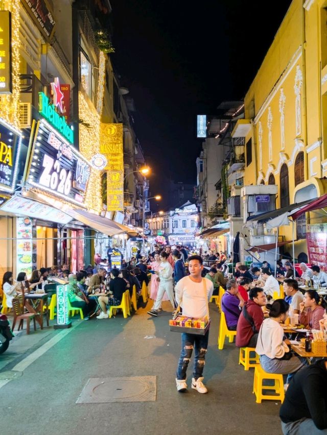 พิกัดนั่งดื่มเบียร์ที่ Ta Hien Beer Street ฮานอย