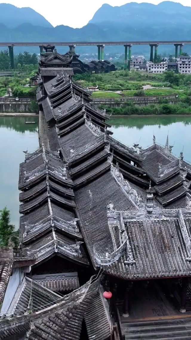 濯水古鎮風雨廊橋——時光裡的詩意畫卷