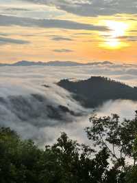 在景邁山，輕易收穫一場日出雲海。