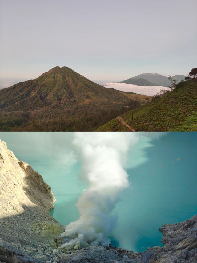 印尼｜伊真火山。