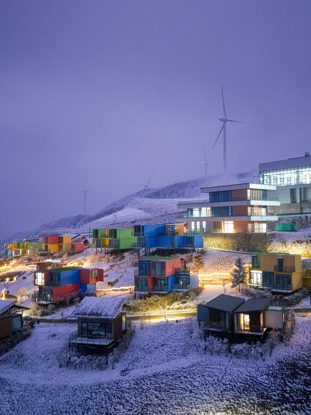 不用去東北，湖北人有自己的雪國世界