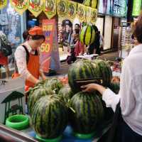 A Night Walk in Myeongdong