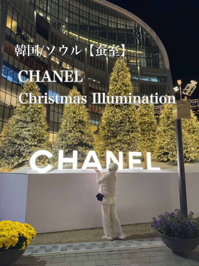 韓国/ンウル 【蚕室】CHANEL Christmas Illumination