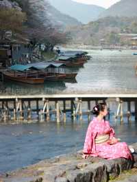  Spring Serenity Along the Katsura River