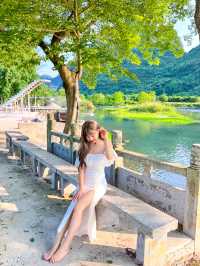 Encounter with Yulong River in Yangshuo📍Unexpectedly stumbled upon a fairy-tale treasure guesthouse nestled in the landscape painting🏔️