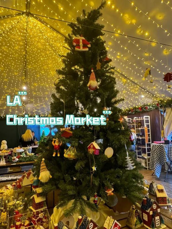 Discover the LA Christmas Market at ROW DTLA