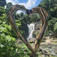 amazing waterfall in Bali 