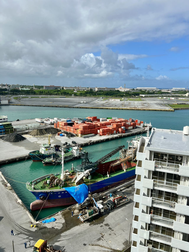 Comfortable room with a port view in Naha