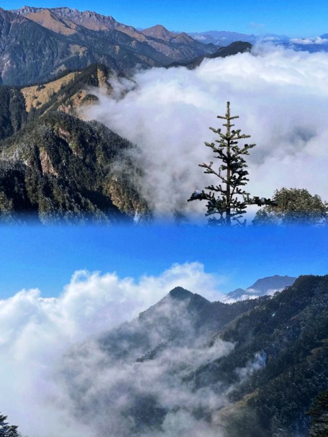 成都周邊，西嶺雪山冬日探險。